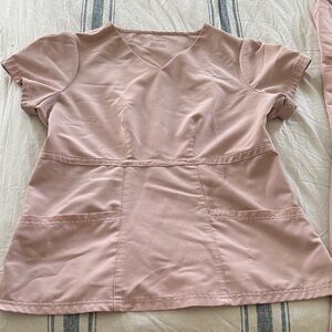 Jaanuu Light Pink Short Sleeve Top